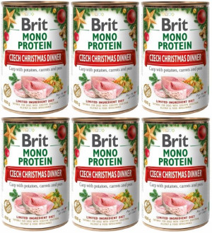 Mokra Karma BRIT Mono Protein dla psa karp 6x400g