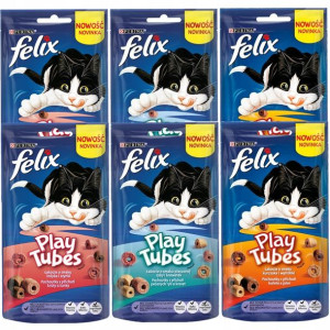 FELIX Play Tubes mix smaków 6x50g