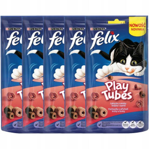 FELIX Play Tubes Indyk Szynka 5x50g
