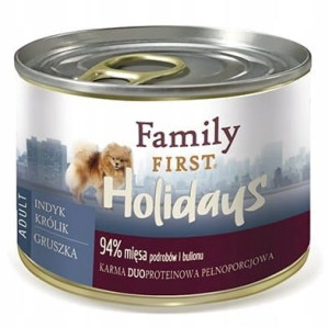 FamilyFirst indyk królik gruszka duoprot 200g