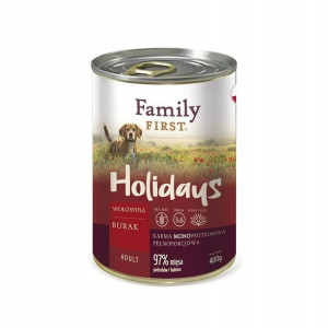 FamilyFirst Wołowina burak monoproteina adult 400g