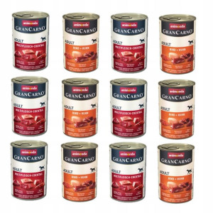 ANIMONDA Grancarno Adult mix smaków 12x400g