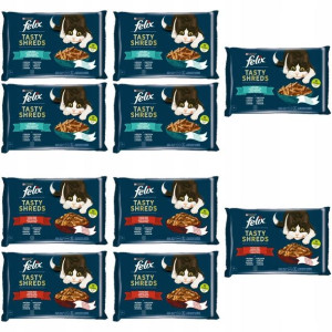 Felix Tasty Shreds Mix Smaków 40x80g