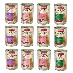 ANIMONDA Carny Adult kot mix smaków 12x400g+GRATIS