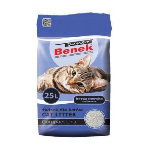 Super Benek Compact Żwir Bryza Morska 25l+GRATIS