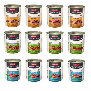 ANIMONDA Grancarno mix smaków dla psa 12x800g