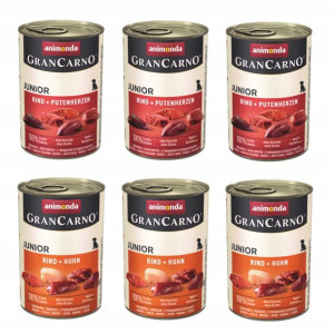 Animonda Grancarno Junior MIX szczeniak 6x400g