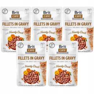 Brit Care Cat FG Hearty Duck 5x85g