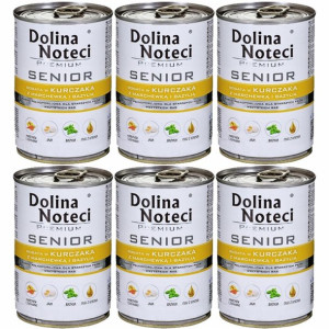 DOLINA NOTECI Premium Senior kurczak marchew 6x400