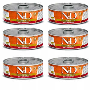 FARMINA N&D puszka dla kota PRZEPIÓRKA 6x70g