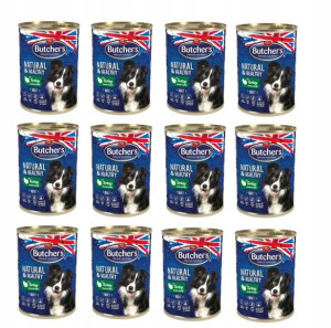 BUTCHER'S Natural indyk w galarecie 12x400g