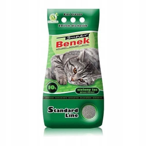 Super Benek Standard Zielony Las Kot 10L+GRATIS