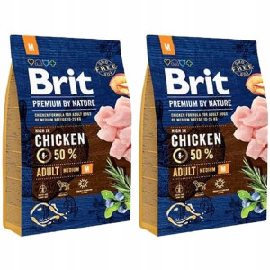 BRIT Premium by Nature ADULT M 2x3kg