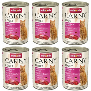 ANIMONDA Carny Adult multi koktajl mięsny 6x400g