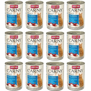 ANIMONDA Carny Adult wołowina z dorszem 12x400g