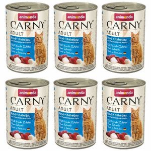 ANIMONDA Carny Adult wołowina z dorszem 6x400g