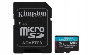 KARTA microSD KINGSTON Canvas Go Plus 128GB