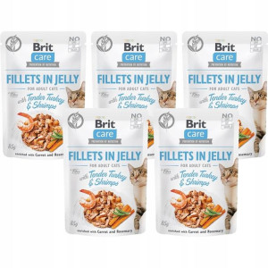 Brit Care Cat FJ Tender Turkey&Shrimps 5x85g