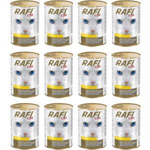 Mokra karma dla kota Rafi Cat z kurczakiem 12x415g