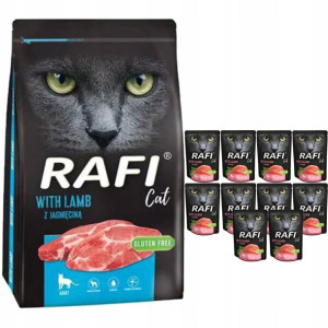 Dolina Noteci Rafi Cat jagnięcina 7kg+10x300g