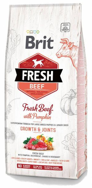 Brit Fresh Beef Puppy Large Growth Joints 12kg