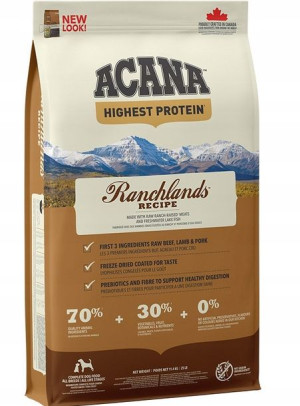 ACANA Ranchlands Dog sucha karma dla psa 11,4kg