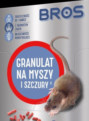 Granulat na myszy i szczury 2,5kg BROS