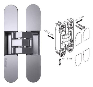 ZAWIAS WPUSZCZANY KUBI K7080 Koblenz Chrom matowy