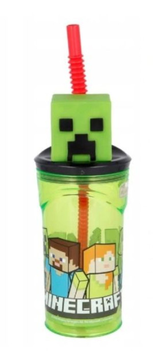 Minecraft Kubek z rurką