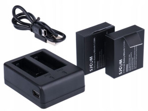 Ładowarka podwójna SJCAM +2x Bateria SJ4000 SJ5000