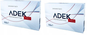 2x ADEK PRO antyoksydanty ASTAKSANTYNA ASHWAGANDHA