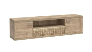 Szafka RTV pod Telewizor 195 cm z MOZAIKĄ + LED NATAN