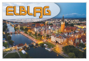 Elbląg - magnes szklany