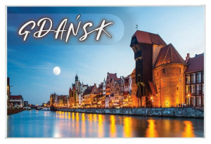 Gdańsk - magnes szklany