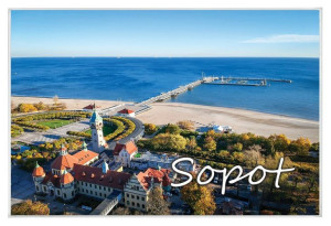 Sopot - magnes szklany