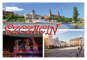 Szczecin - magnes szklany