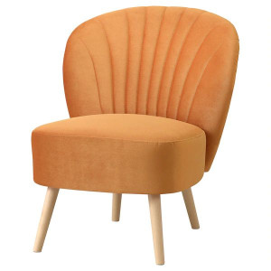 IKEA BILLHAMN Fotel Kallboda ciemnożółty