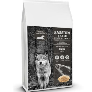 Passion Basic Senior/Light Ryba i Ryż Średnia i Duża Rasa 12kg