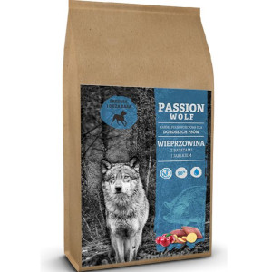 Passion Wolf Wieprzowina z Batatami Średnia i Duża Rasa 12kg