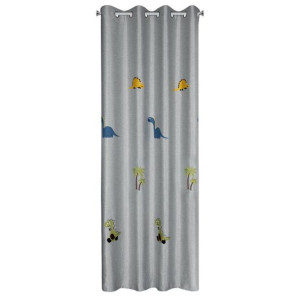 Zasłona Gotowa 140x250cm Srebrny na przelotkach