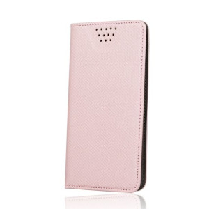 Etui Smart Universal Magnet 4,7-5,3" 75x150 różówo złoty