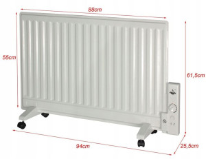 Grzejnik Olejowy Panelowy El Fuego 800w Eco Termos