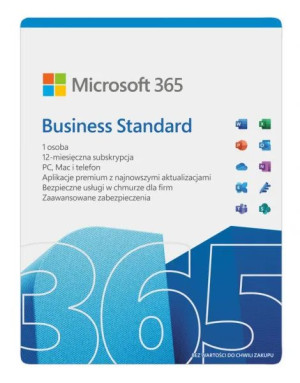 Microsoft Office 365 Business Standard 5 PC/MAC 1Rok