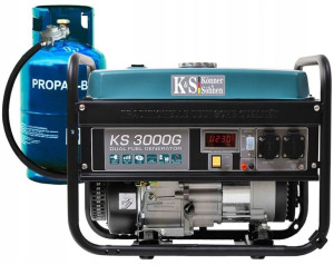 Agregat Prądotwórczy Ks 3000g 3kw Lpg/benzyna