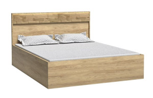 Łóżko z Pojemnikiem + Stelaż Metalowy 160x200  + ozdobna DESKA LED MODENA