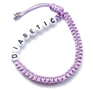 Bransoletka DIABETIC dla cukrzyka cukrzyca