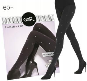 GATTA RAJSTOPY FLASH&BLACK 04 r. 3-M w kropki