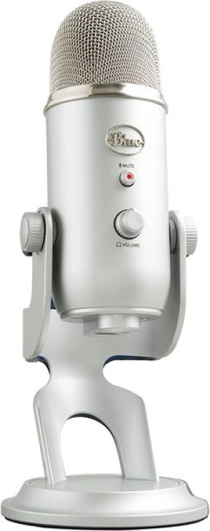 BLUE YETI Mikrofon Srebrny THX PC APPLE USB