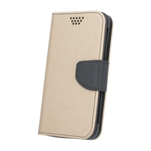 Etui Smart Universal Fancy Silicon 5,5" 87x159 złoto-czarny