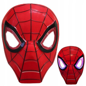 Maska Superbohatera Spiderman Led